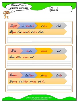 z sesi Çalışma Sayfaları